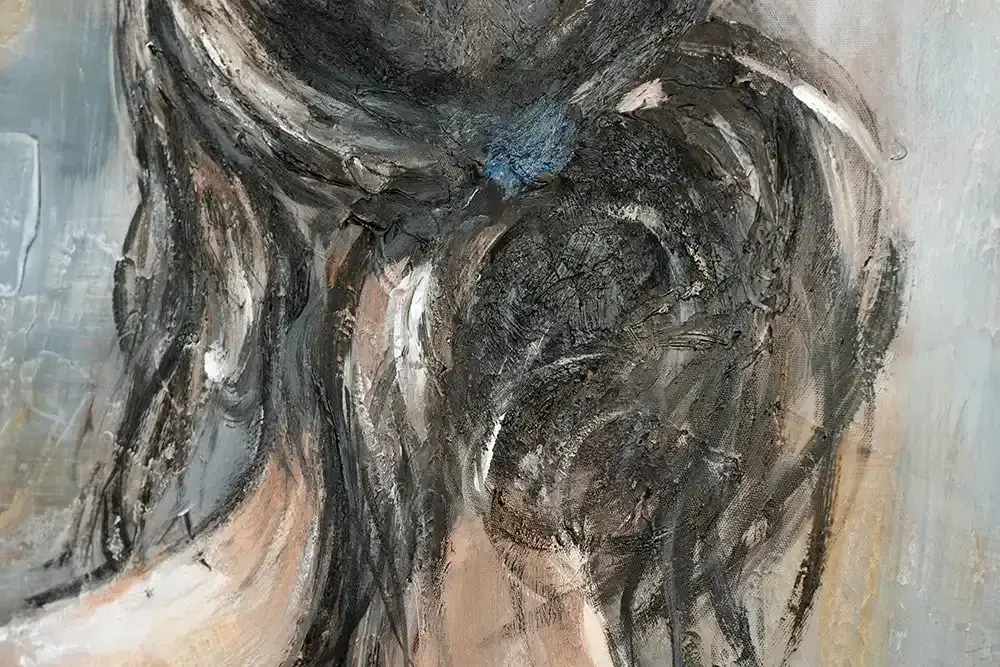 Rustic Muse Framed Hand Painted Art