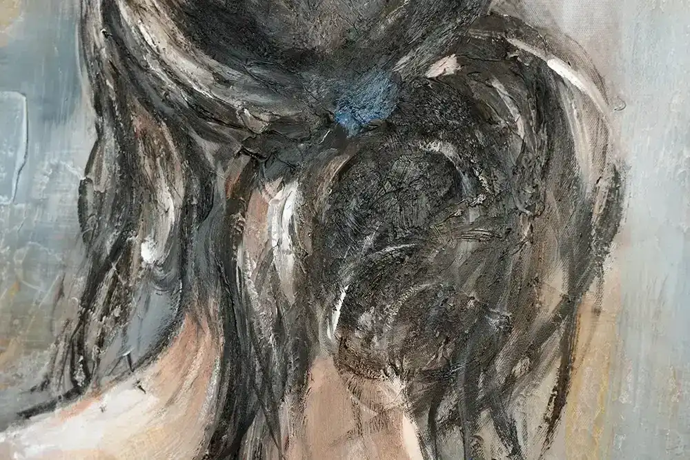 Rustic Muse Framed Hand Painted Art
