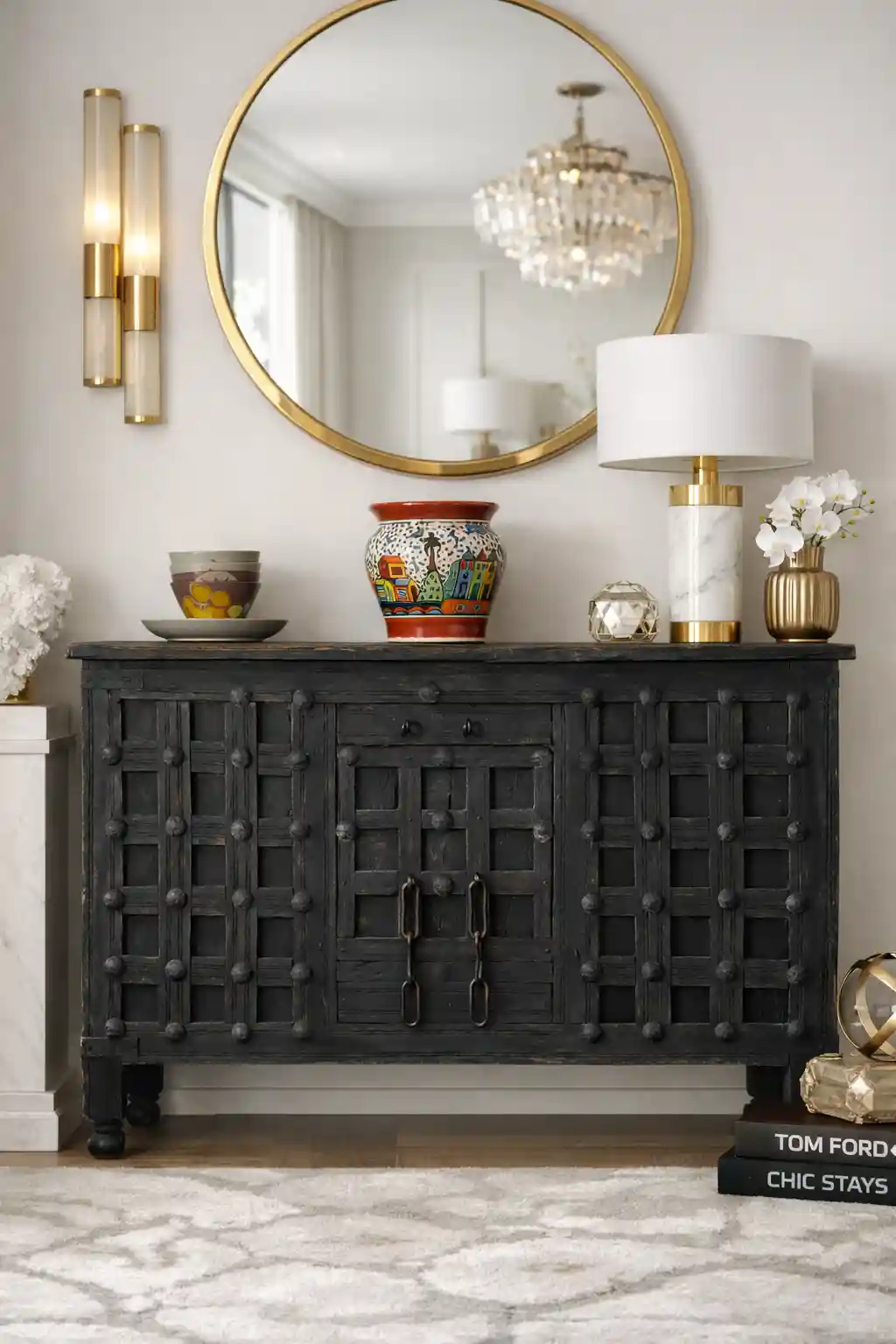 The Fortified Iron-Studded Credenza