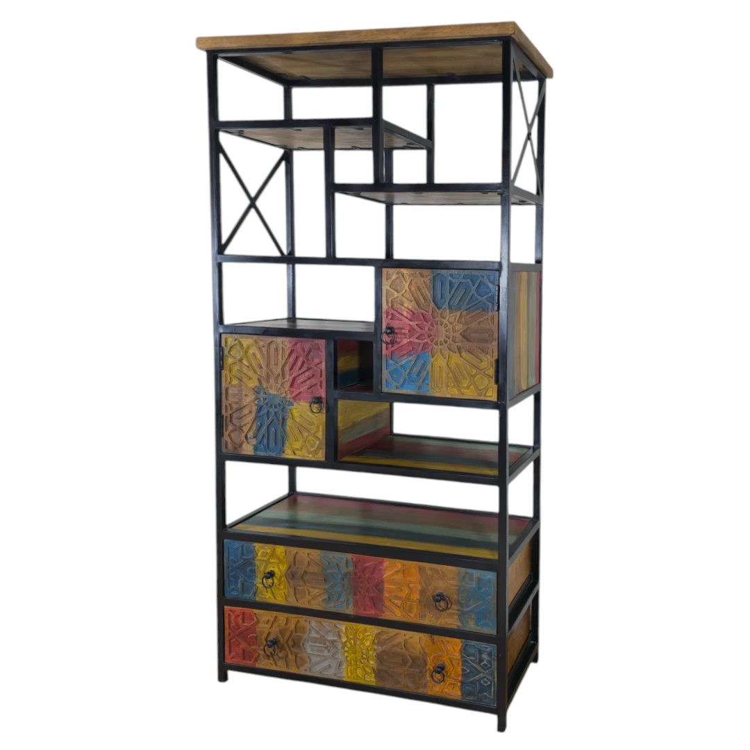 Painted Blooms Display Shelf