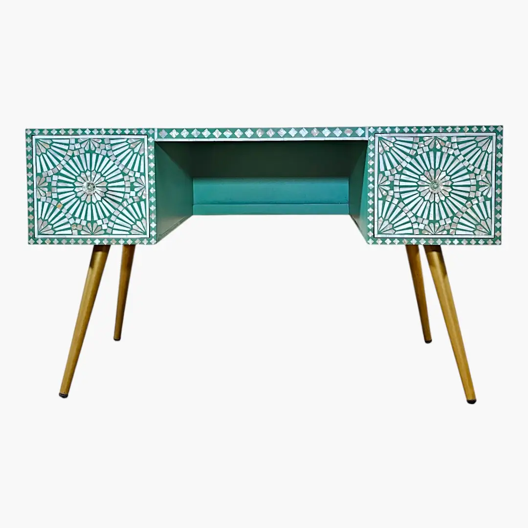 The Oasis Vanity Desk | Fae Mosaic Table