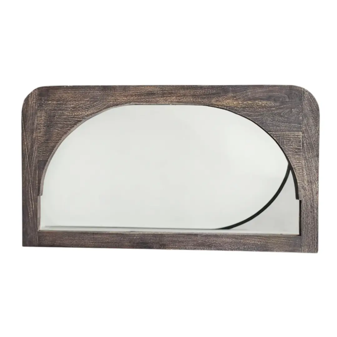 Minimalist Arch Solid Hardwood Mirror